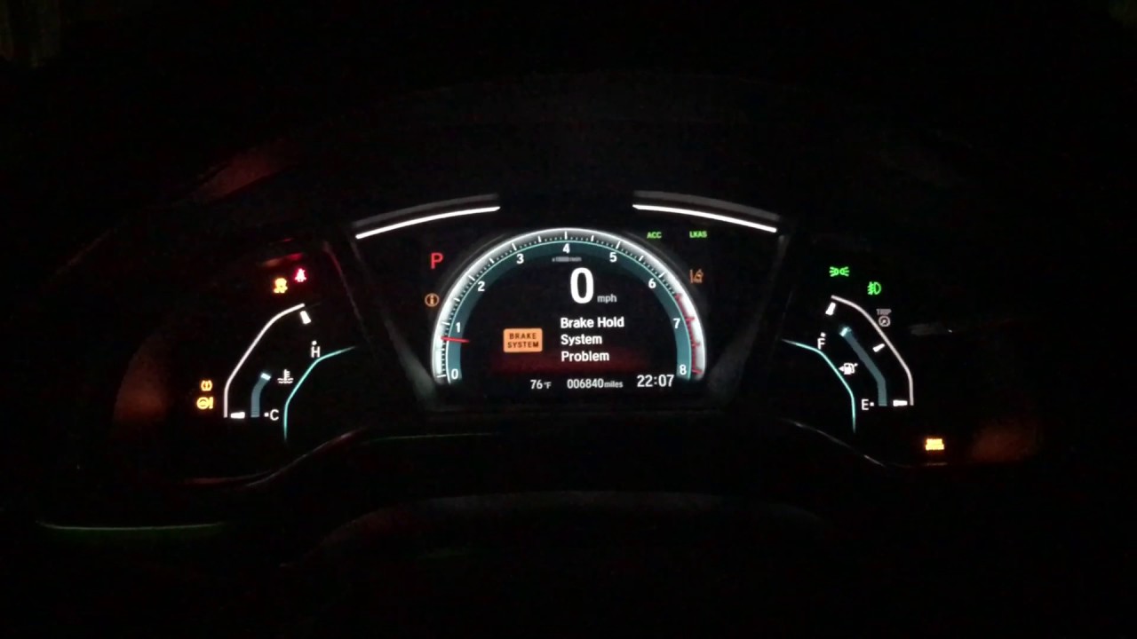 2016 Honda Civic Errors After Battery Died Youtube
