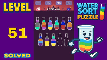 Water Sort Puzzle – Level 51 | Fast & Clean Solution
