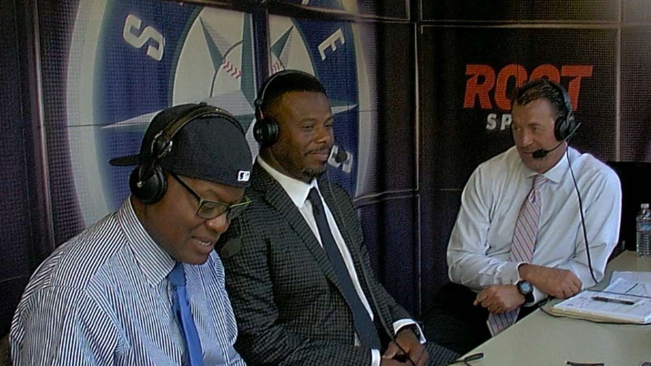 LAA@SEA: Griffey Jr. discusses his number retirement