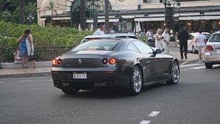 Ferrari 612 Scaglietti's in Monaco! Start-ups, Accelerations & More SOUNDS!
