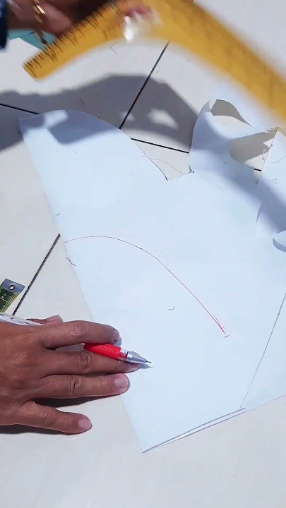 Cara buat kerah shanghai bulat #sewing #tutorialmenjahit #tailor #turorialjahit #dress #kerah