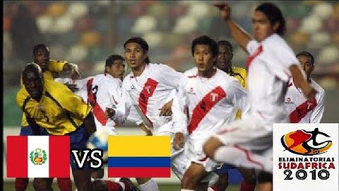 Perú vs Colombia (1-1) Resumen Eliminatorias Sudáfrica 2010 (Jornada 5)
