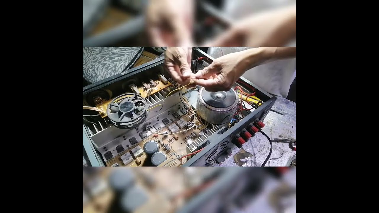 konzert 502 pinalitan ng fan dalawa at transformer 12v