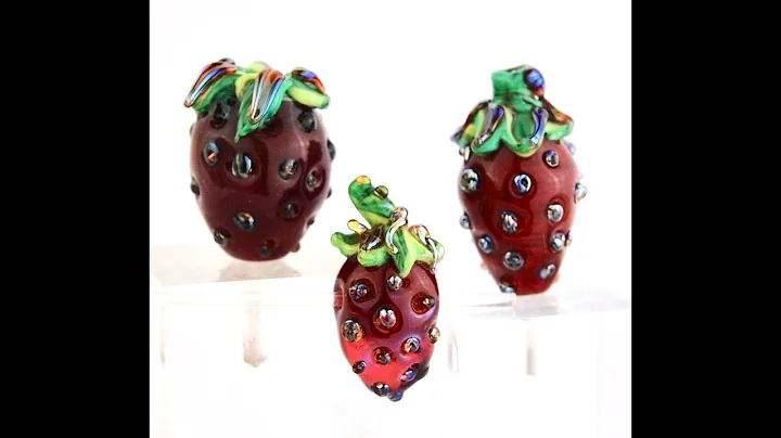 How To Make Lampwork Glass Strawberries With Marcy Lamberson