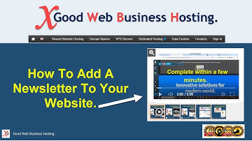How To Add A Newsletter To Your Website | Complete within a few minutes.
