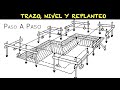 TRAZO, NIVEL Y REPLANTEO | Paso a Paso