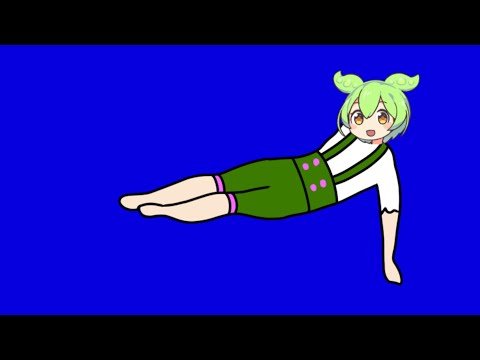 ずんだもんドロップキック