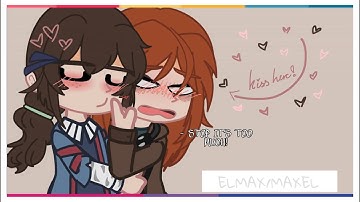 Kiss Here Trend || Stranger Things || Elmax/Maxel