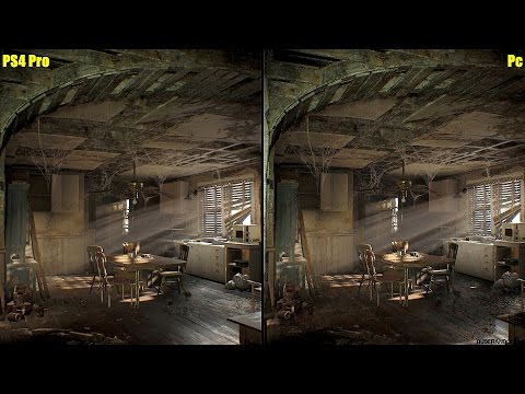 Resident Evil 7 Teaser Pc Vs PS4 Pro 1080p Graphics Comparison