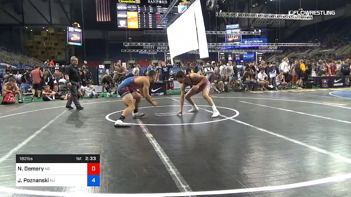 182 Lbs Rnd Of 64 Nolen Demery North Dakota Vs Joh...