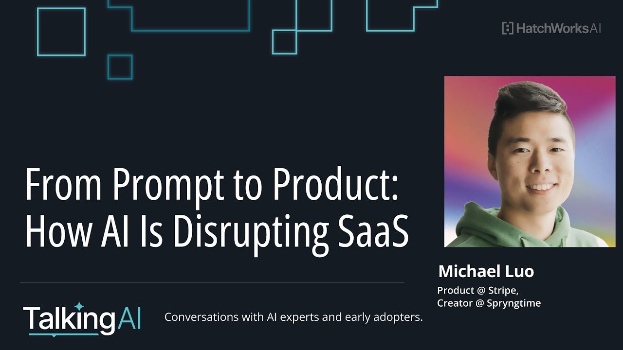 From Prompt to Product: How AI Is Disrupting SaaS - YouTube
