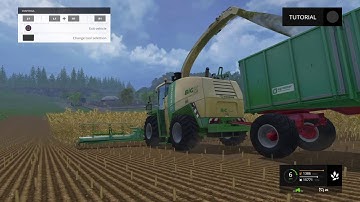 Farming Simulator 15 turotial ep 9- Chopping corn
