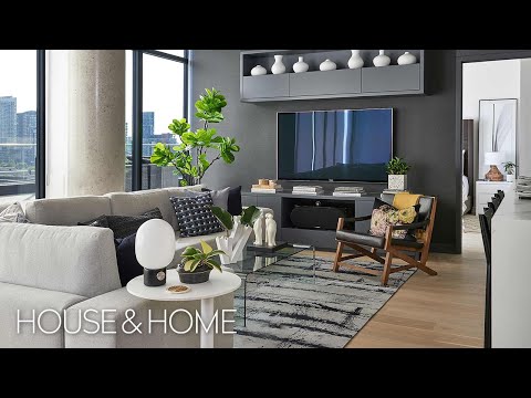 Before & After: A Builder-Basic Condo Transforms Into A Sleek Retreat For Soon-To-Be Newlyweds