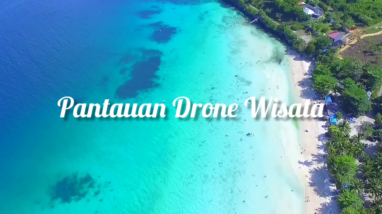 Aerial View Keindahan Pantai Nirwana Bau-Bau 