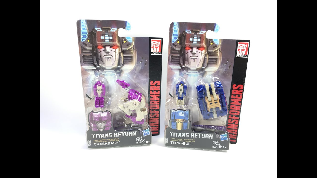 Transformers: Titans Return - Titan Masters CRASHBASH and TERRI 