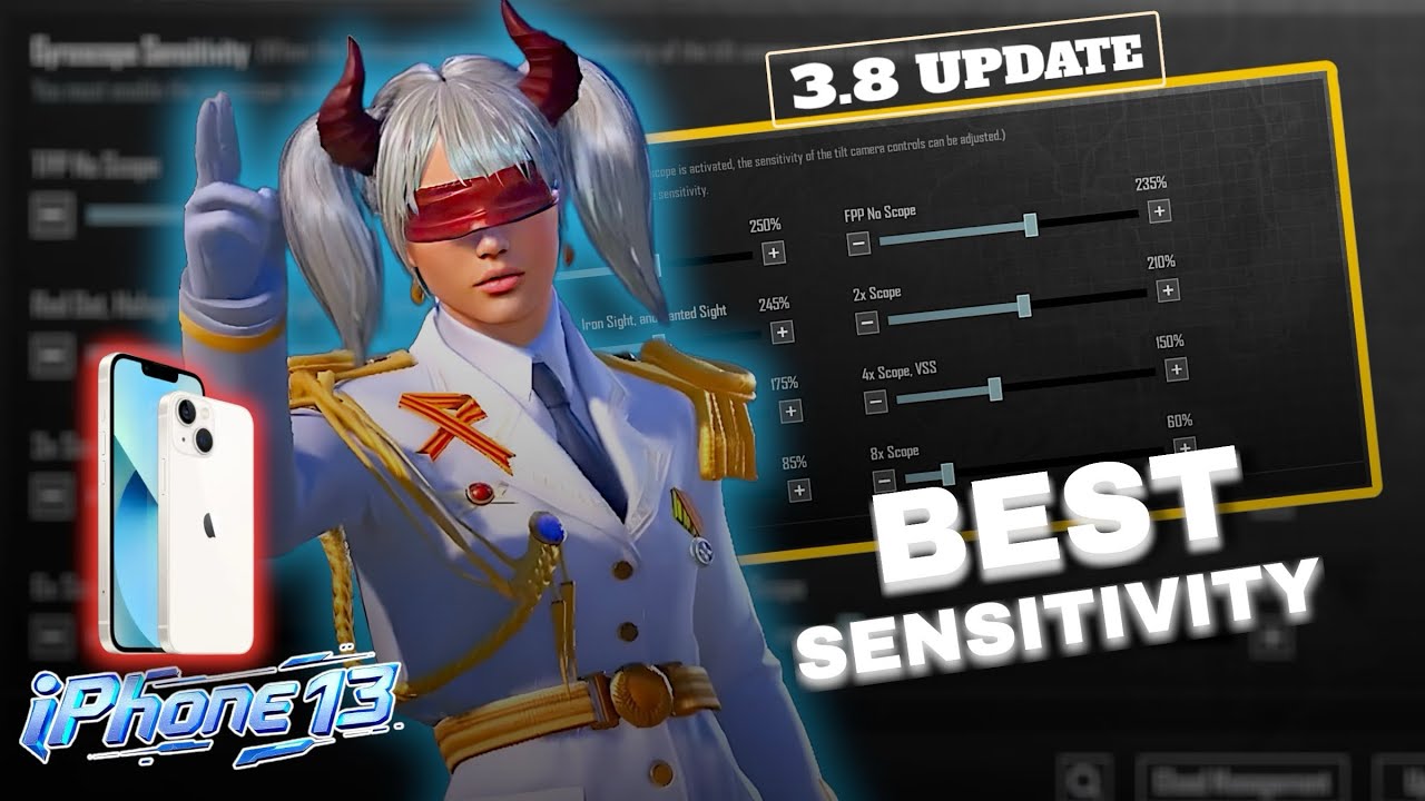iPhone 13 Bgmi Sensitivity SettingsI Best Sensitivity for all iOS Device