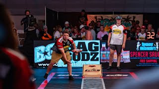 Alex Rawls With The Pro Level Cornhole Shot