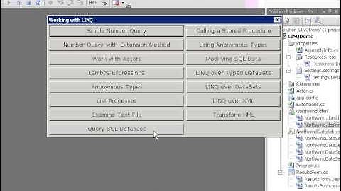 Module 07\15. LINQ to SQL\02  LINQ to SQL to C# (LINQ to SQL)