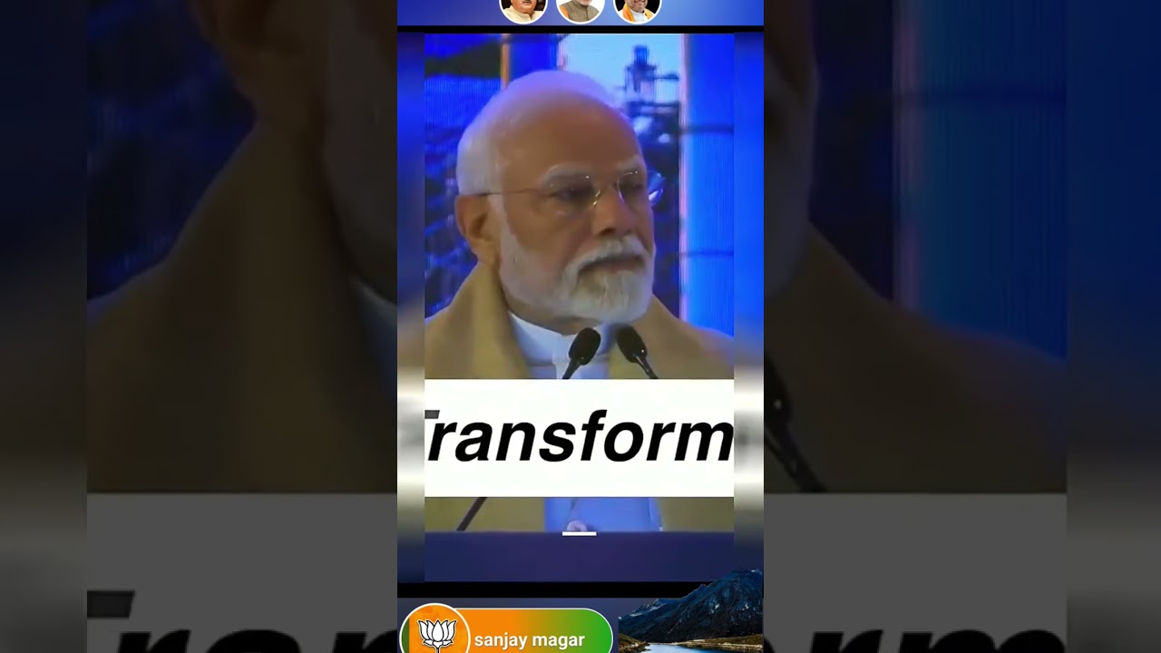 Narendra Modi talking about North East India development 😍