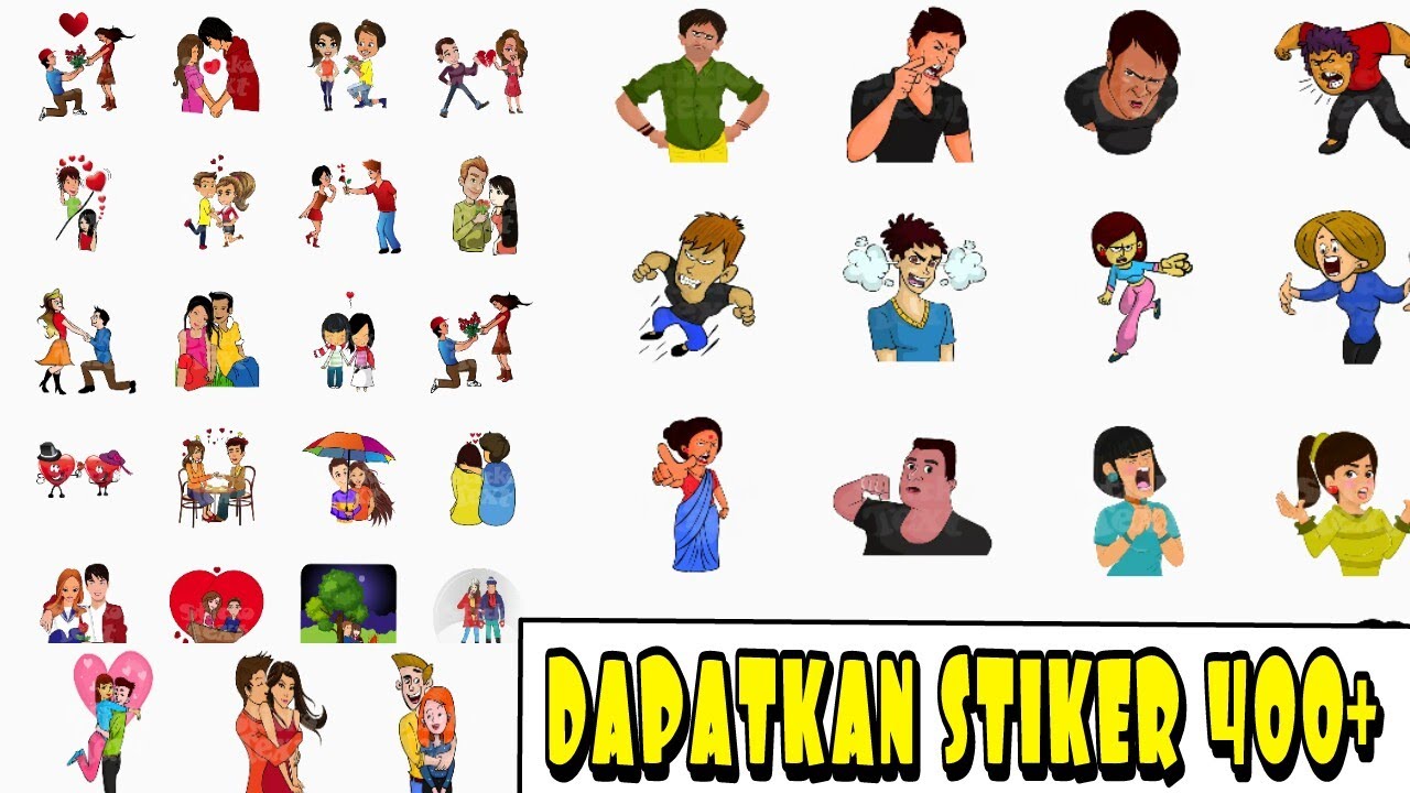 Cara Menambah 400 Stiker Whatsapp Gratis How To Add 400 Free