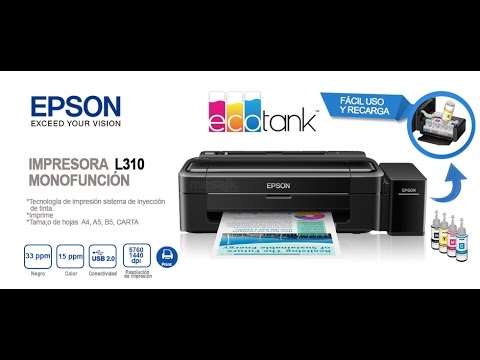 Hướng dẫn cài đặt driver epson A4 L310