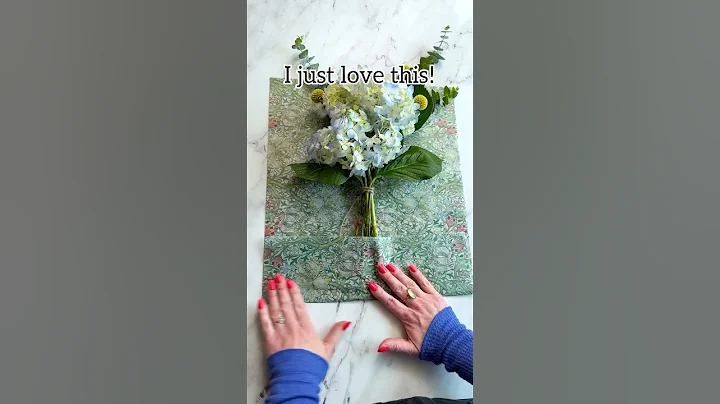 easy bouquet wrapping technique! #bouquet #flowers #tips #mothersday