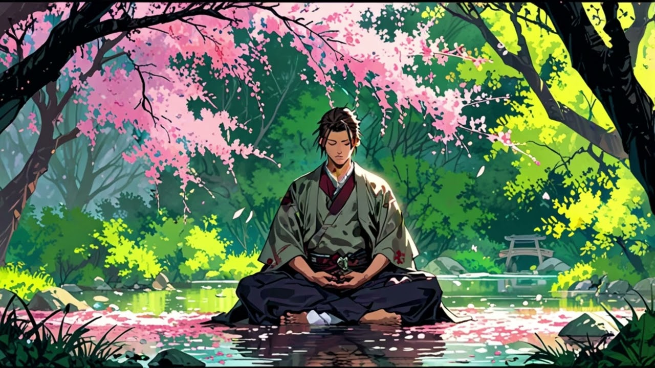 Meditation of the Samurai | Lofi Tranquil with Shakuhachi, and Koto | Japanese Music