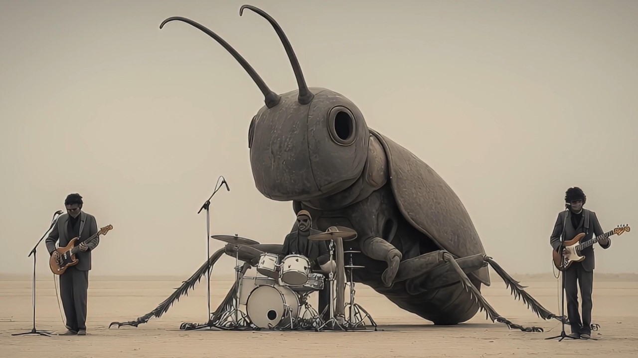 Electric Mirage | Surreal AI Music Video | Burning Man meets Surrealism