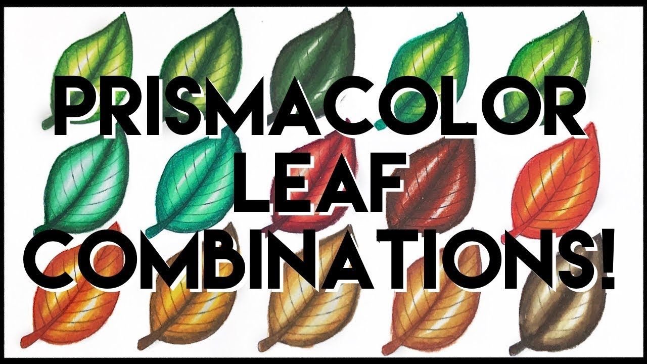 Tutorial: Leaf Combinations in Coloured Pencil