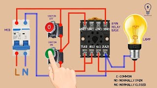 relay wiring diagram | relay diagram | 8 pin relay wiring diagram