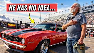 We Surprised a Vietnam Veteran With His Restored ’69 Camaro… Then Handed Him the Keys