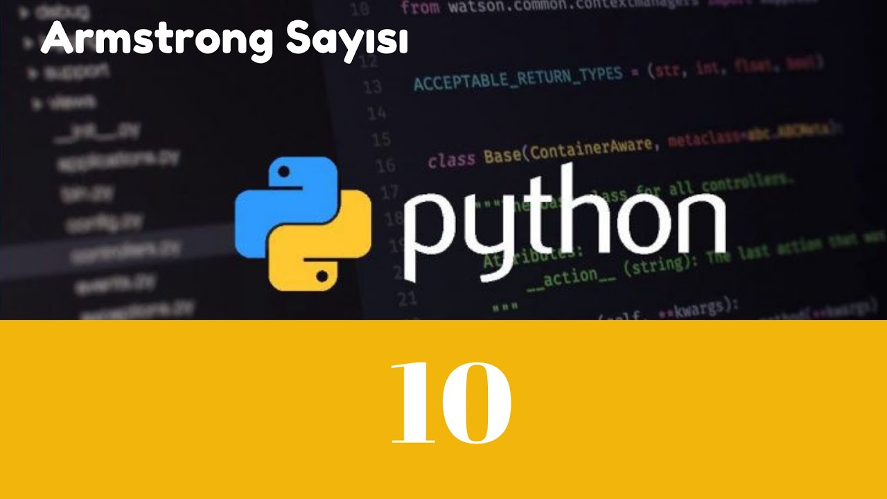 Python / Armstrong Algoritması - Bölüm 10 #B10 - YouTube