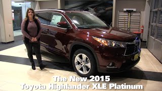 The New 2015 Toyota Highlander Limited Minneapolis St Paul Golden Valley Brooklyn Park MN