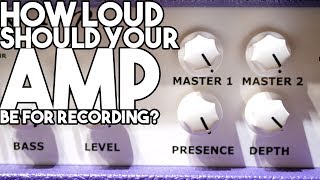 How loud should your AMP be for RECORDING? | SpectreSoundStudios TUTORIAL screenshot 3