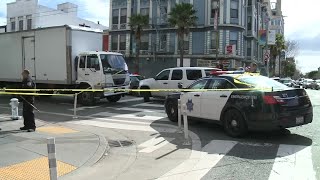 Raw Video: Scene Of Fatal Bicycle Crash In San Francisco
