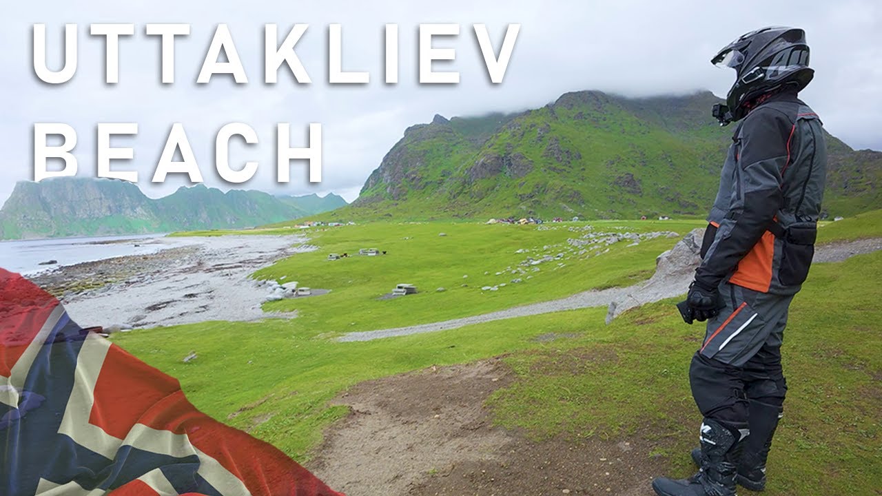 Exploring Uttakliev and Haukland beach | Motorcycle trip to Norway [S1-E4]