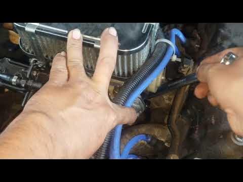 86 Nissan d21 . pcv valve install. - YouTube