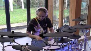 Drum-Tec Pro Series, ATV Artist cymbals, Pearl Mimic Pro, Alesis Strike Multipad