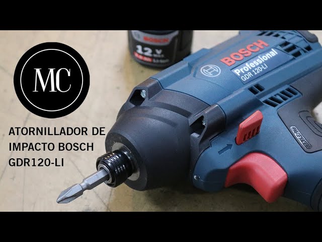 Atornillador de impacto Bosch GDR 120-LI. Revisión, demostración y