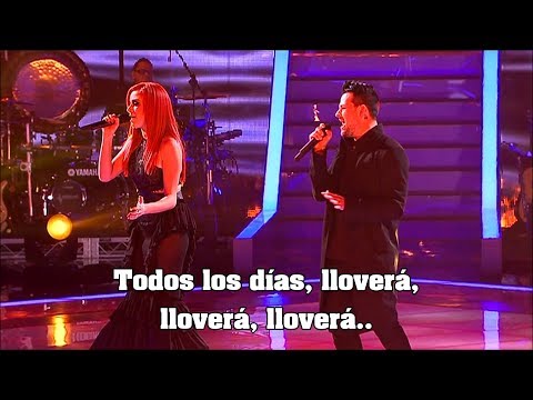 Sarah duets and Joel Madden - It will rain (Bruno Mars Cover ) / The Voice Australia/Letra Español