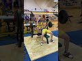 295lb pause benchpress in highschool weightlifting meet