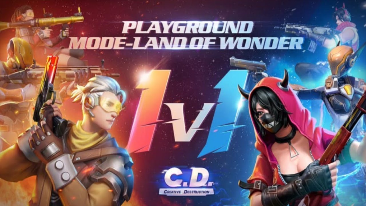 🔴Live 1v1: Zone Wars ​​ID 19890 Creative Destruction (Music Chill)