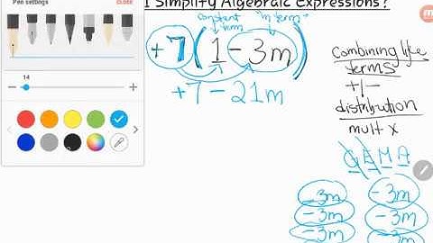 Help! How do I Simplify Algebraic Expressions?