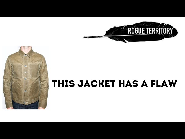 Rogue Territory Waxed Canvas Supply Jacket Tan Ridgeline