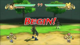 [HD]Naruto ultimate ninja storm (1) - Mission 19 - Shikamaru vs Temari (Japanese audio)