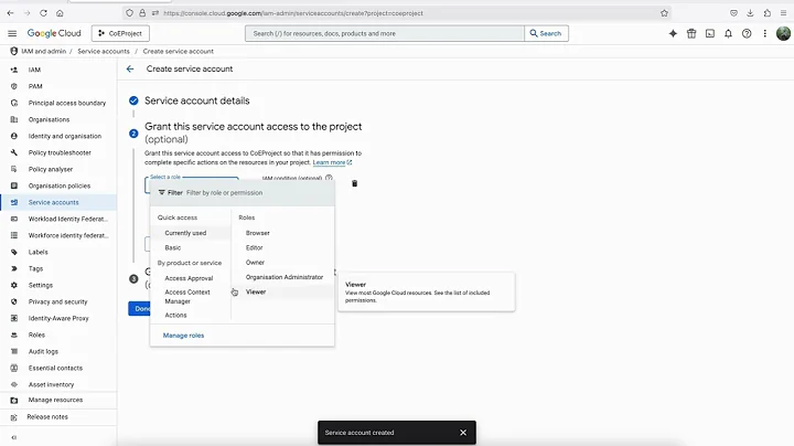 Google Cloud Tutorial: Create a Service Account & Generate Secure Keys – Step-by-Step Guide