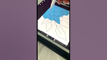 EASY abstract wallpaper in procreate #shorts | digital art | #reels