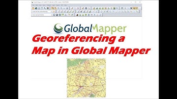 Geo-reference/rectify a topomap in Global Mapper.