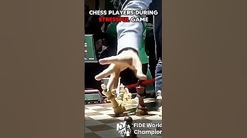Professional Chess is VERY STRESSFUL