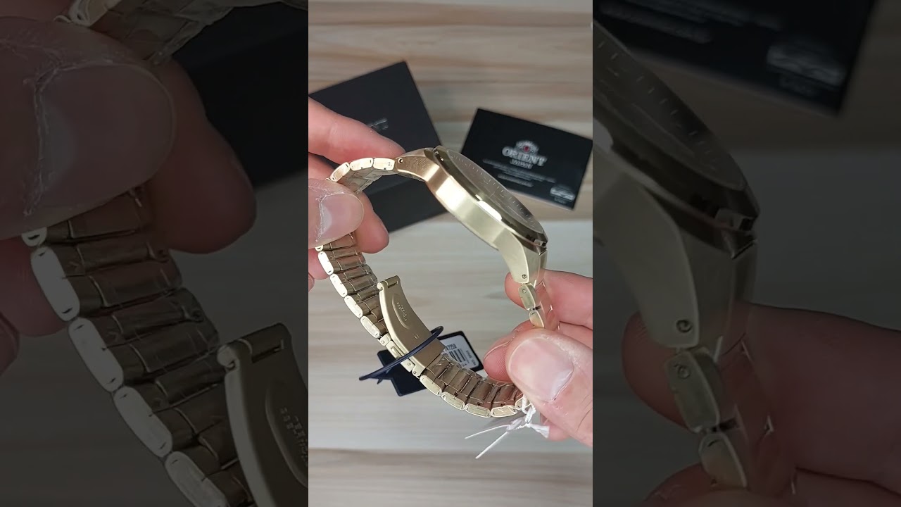 Relógio Orient Masculino Dourado